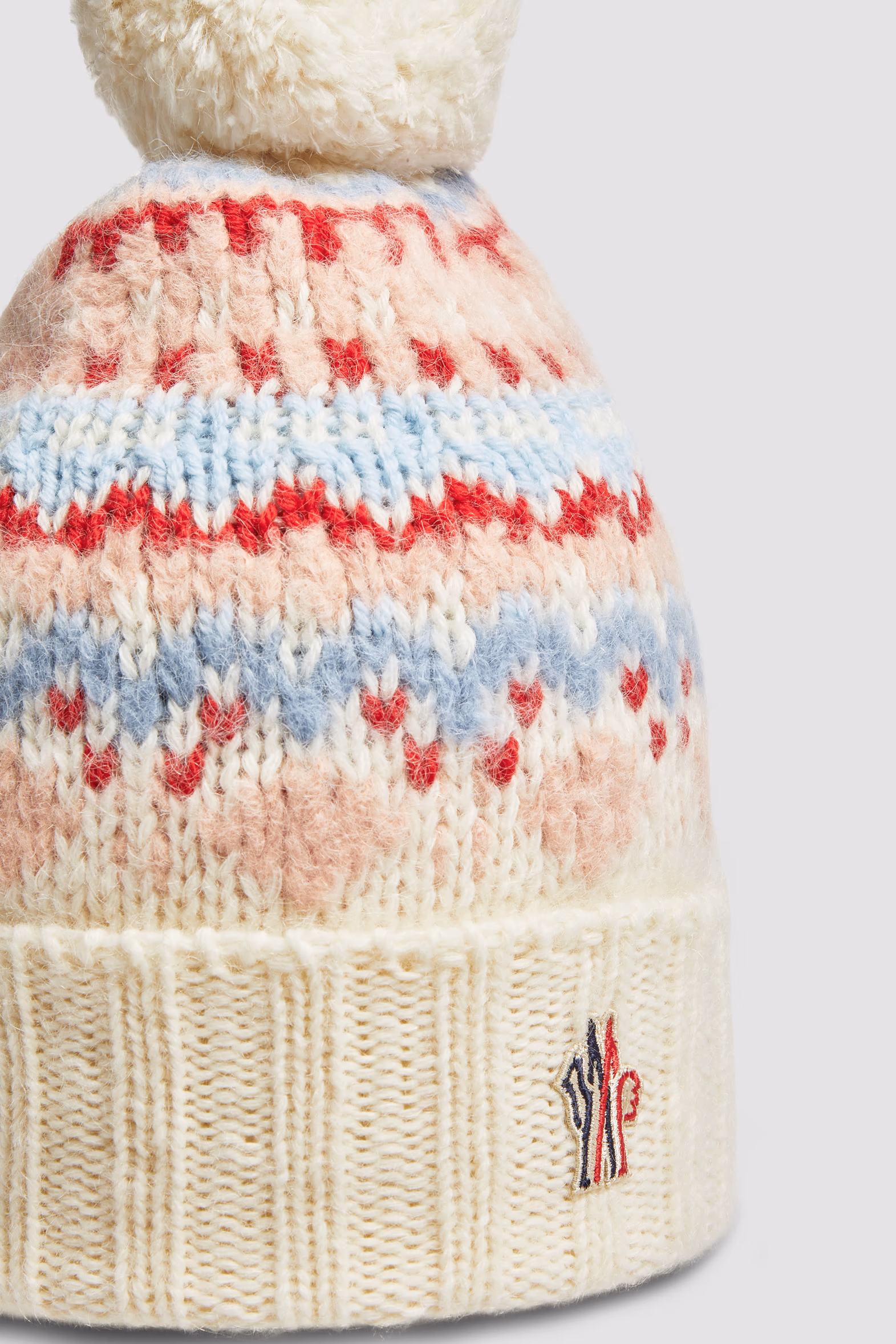 Gorro de lana, mohair y alpaca Mujer Multicolor Moncler 3